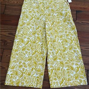 Women’s XL olive floral wide  Pants